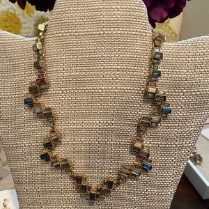 Hatley Baguette Necklace-multicolor